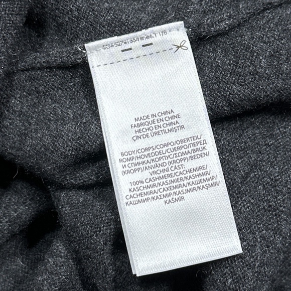 Polo Ralph Lauren Washable Cashmere V Neck Gray Sweater Mens XS - Picture 8 of 8